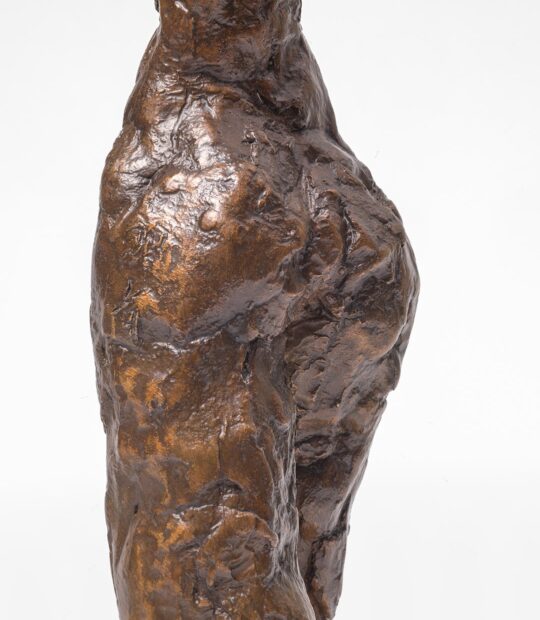 Figurative sculpture Anchor with Bronze Patina