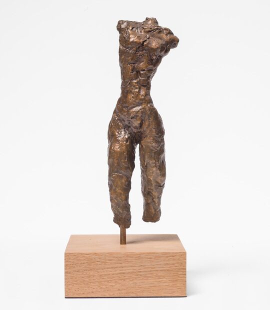 Figurative sculpture Anchor with Bronze Patina