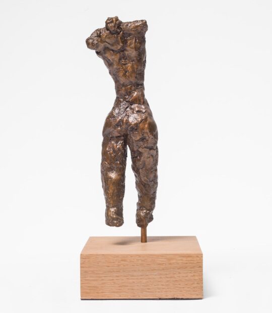 Figurative sculpture Anchor with Bronze Patina