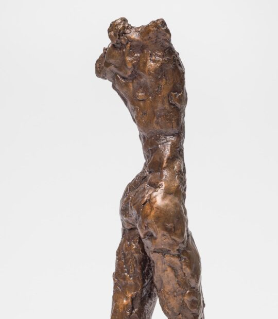 Figurative sculpture Anchor with Bronze Patina