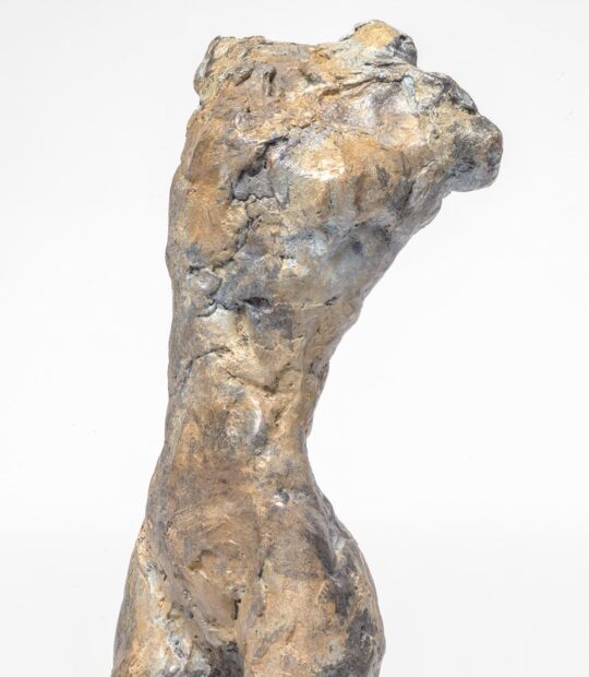 Figurative sculpture Anchor with Light Patina