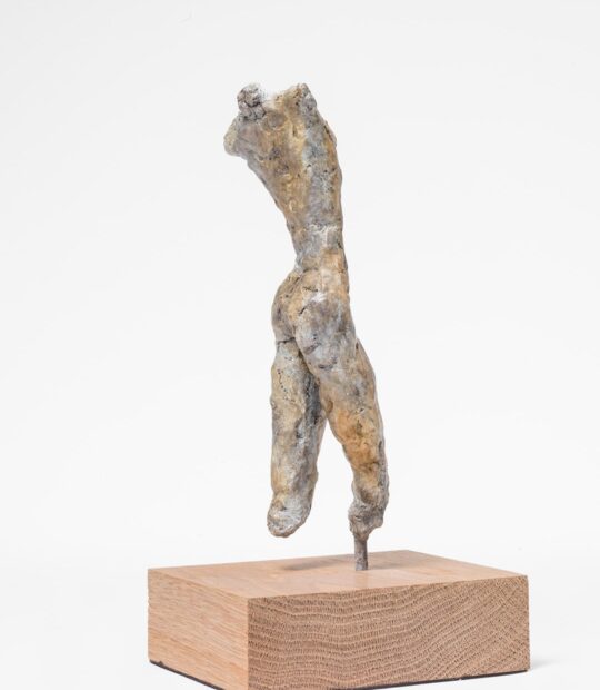 Figurative sculpture Anchor with Light Patina