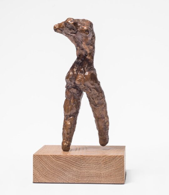 Figurative sculpture Arch with Bronze Patina