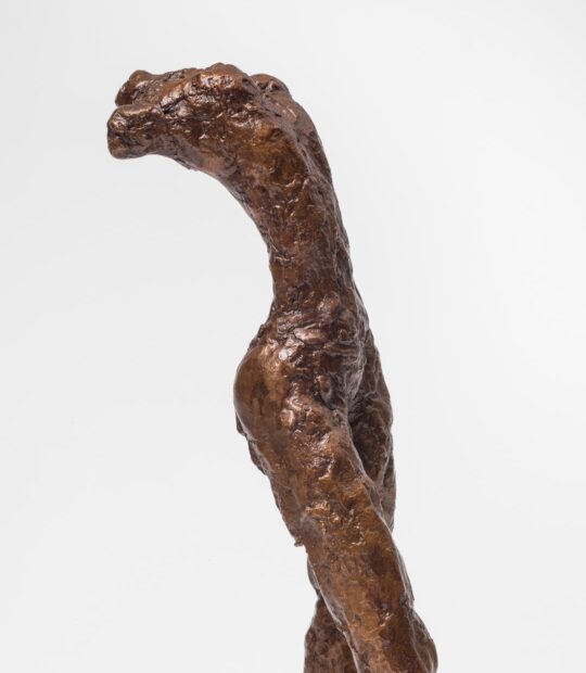 Figurative sculpture Arch with Bronze Patina