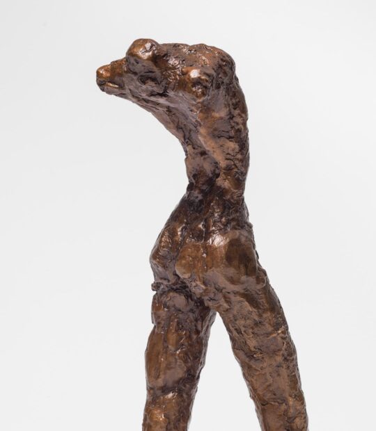Figurative sculpture Arch with Bronze Patina