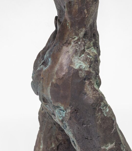 Figurative sculpture Arch with Green Patina