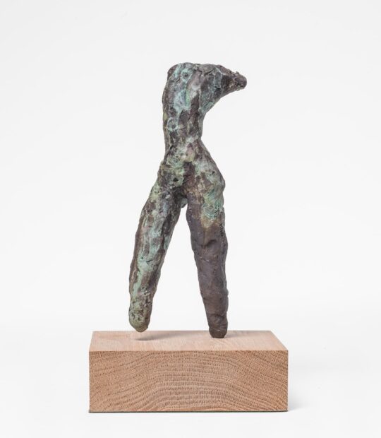 Figurative sculpture Arch with Green Patina