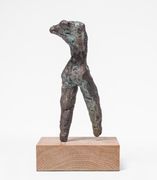 Figurative sculpture Arch with Green Patina