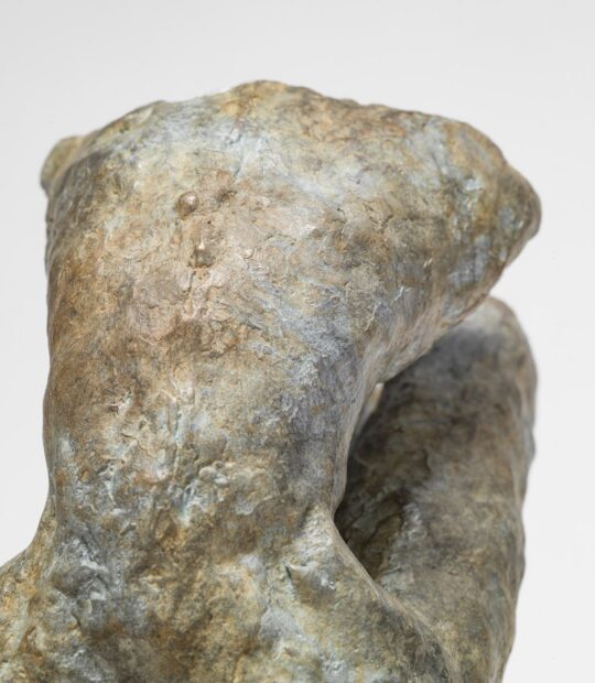 Figurative sculpture Control with Light Patina