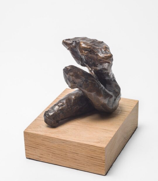 Figurative sculpture Bronze with Green Patina