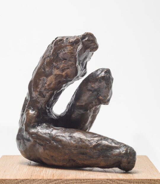 Figurative sculpture Bronze with Green Patina