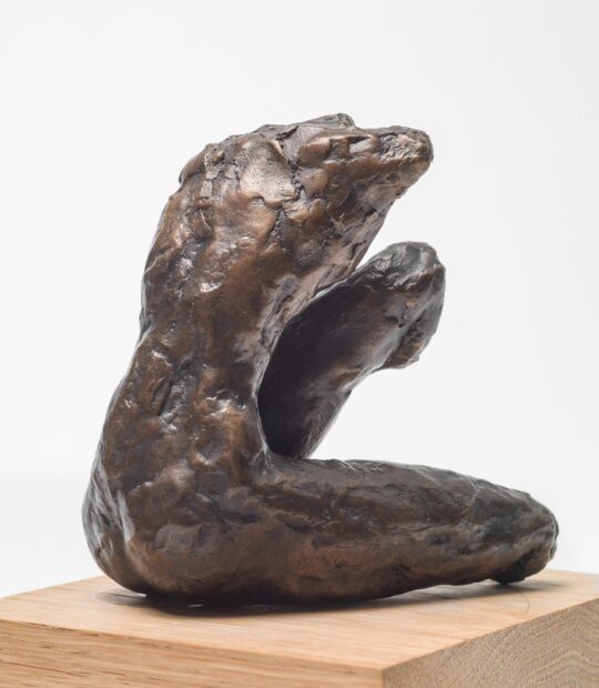 Figurative sculpture Bronze with Green Patina