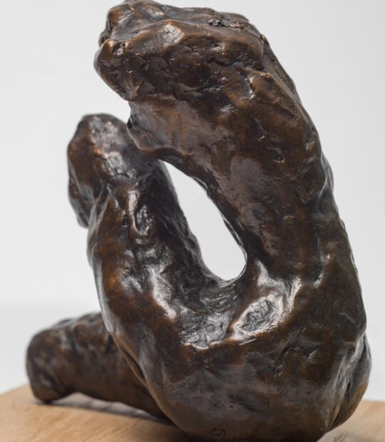Figurative sculpture Bronze with Green Patina